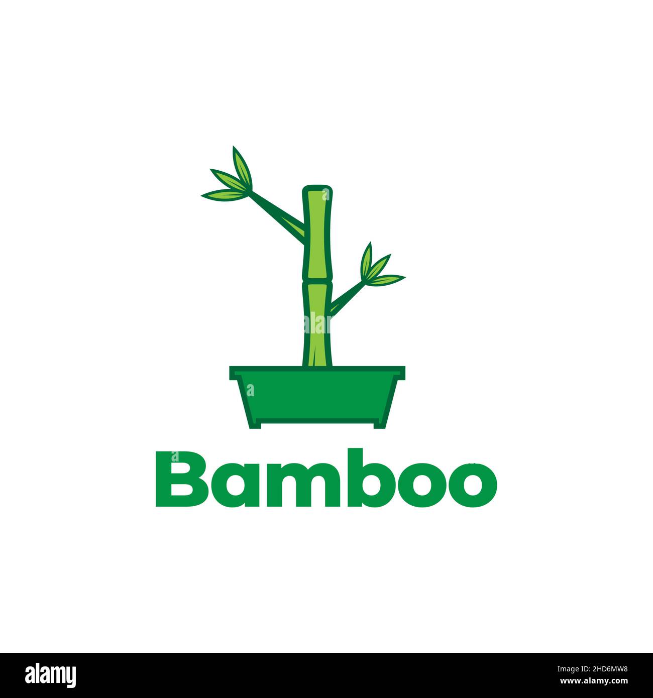 Jungle bamboo sign vector hi-res stock photography and images - Alamy