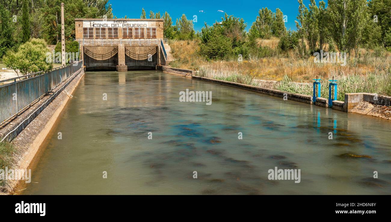 Dam, Canal of Castile, 1819th Century Hydraulic Engineering, National