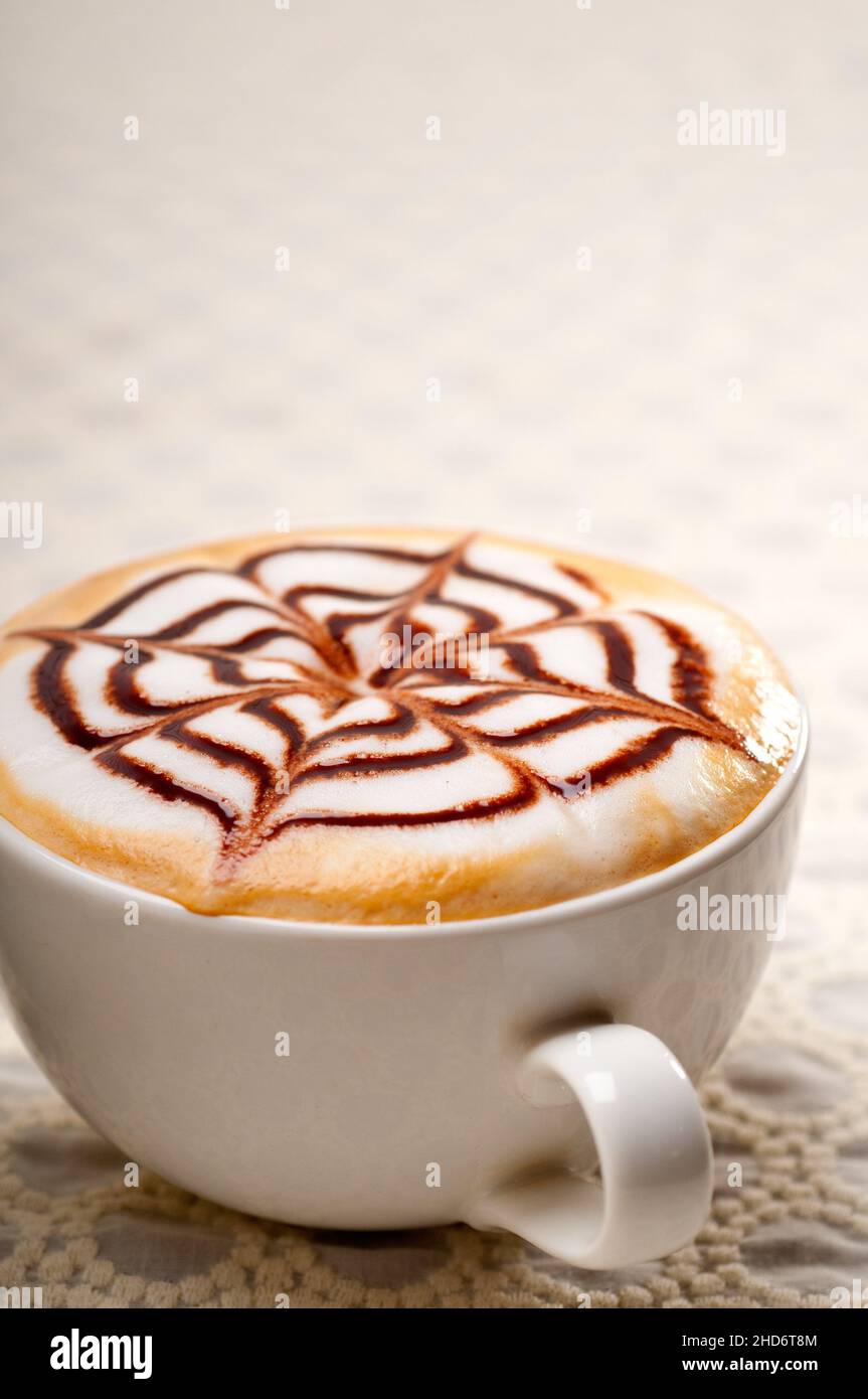 https://c8.alamy.com/comp/2HD6T8M/classic-italian-cappuccino-cup-with-topping-decoration-pattern-2HD6T8M.jpg