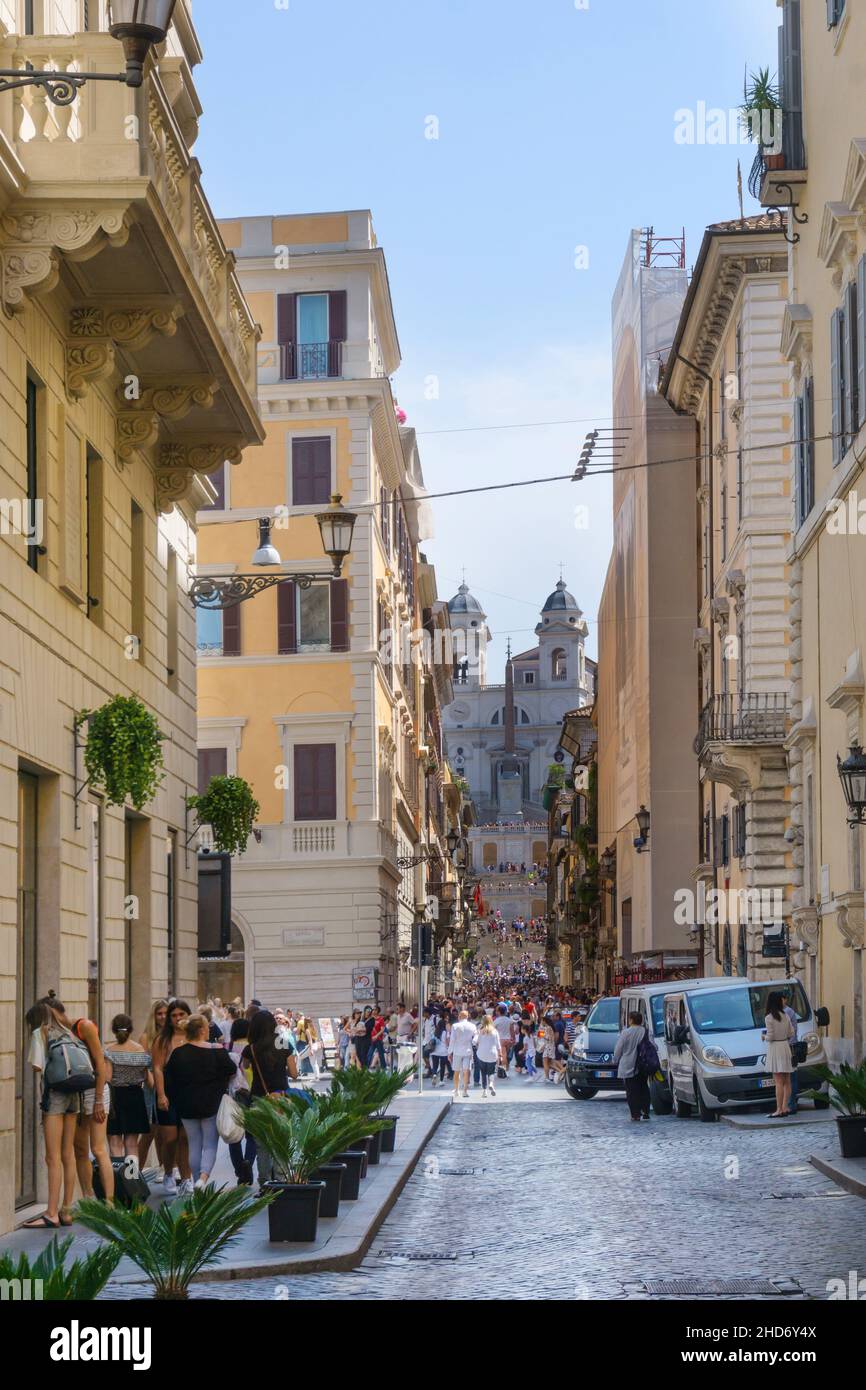 [via dei condotti] street hi-res stock photography and images - Alamy
