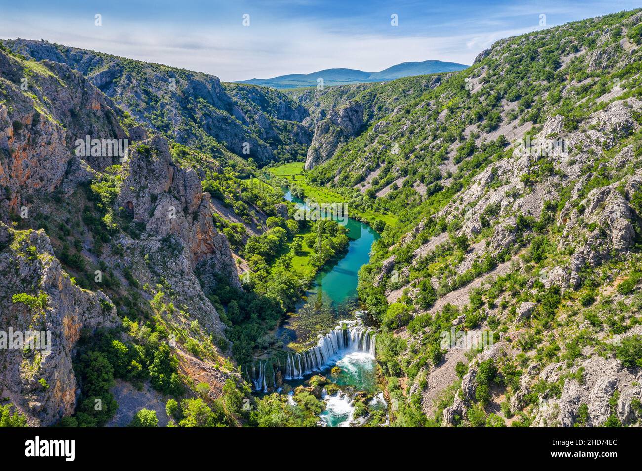 Zrmanja river Stock Photo