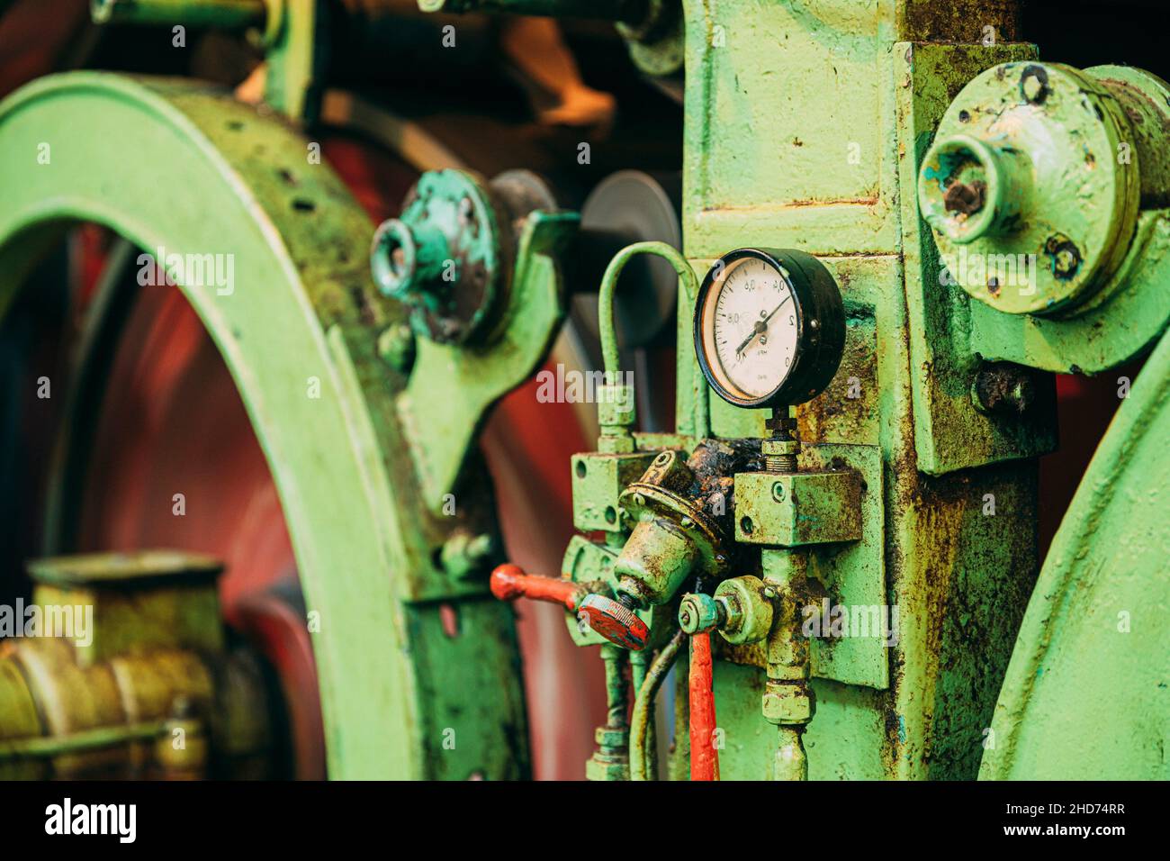 Shafts Of Old Papermaking Machine At Paper Mill. Detail Stock Photo Alamy