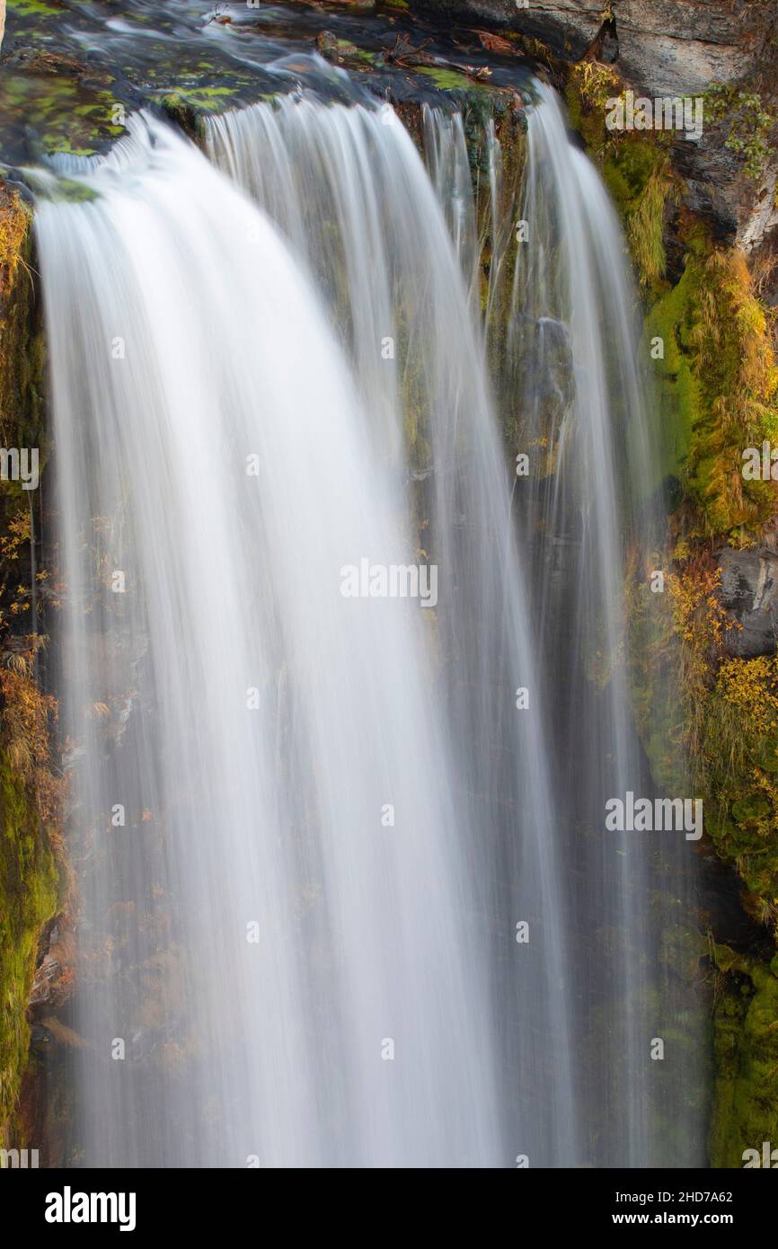 Tumalo Falls, Deschutes National Forest, Oregon. Stock Photo