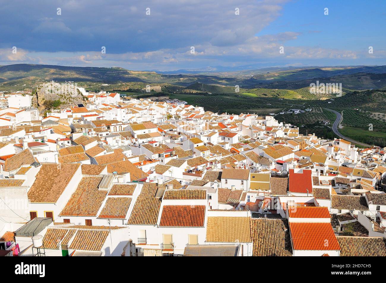 Olvera. Pueblos Blancos. Cádiz province. Andalusia. Spain Stock Photo