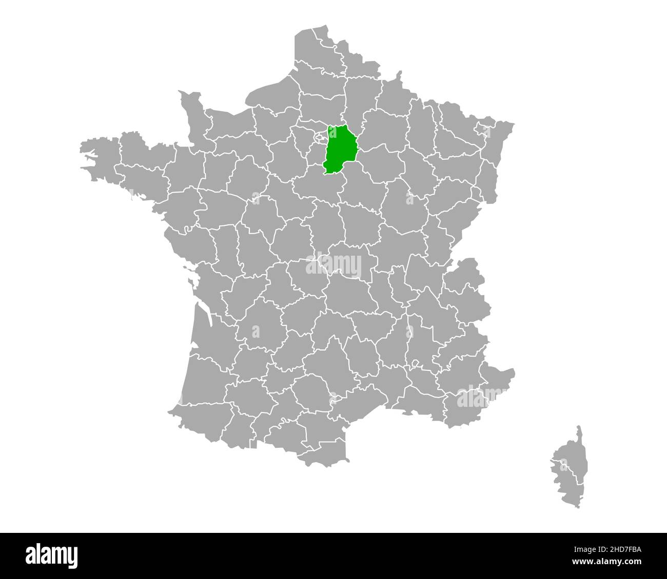 Map of seine et marne hi-res stock photography and images - Alamy