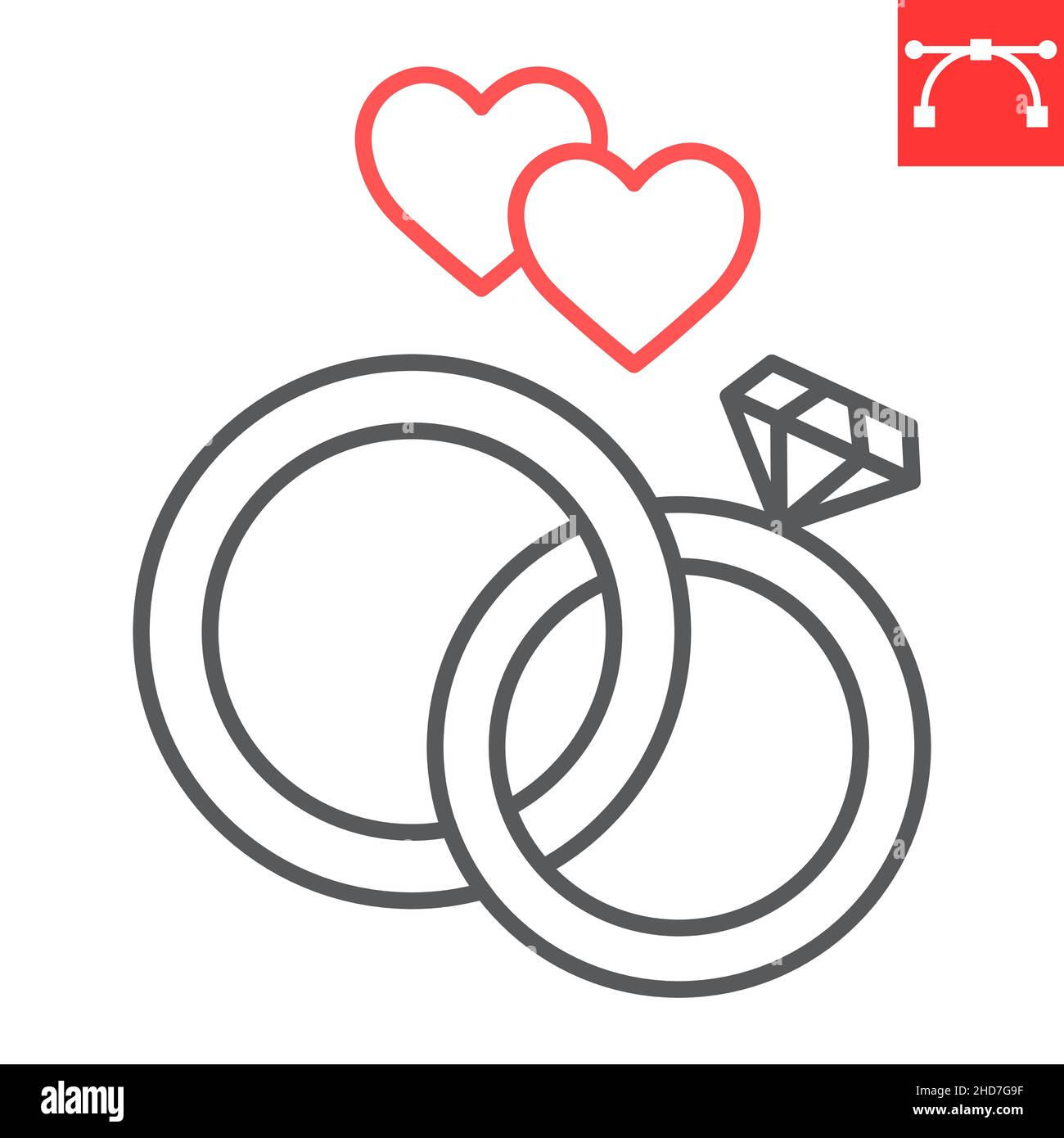 Wedding Ring Vector, HD Png Download, png download, transparent png image |  PNG.ToolXoX.com
