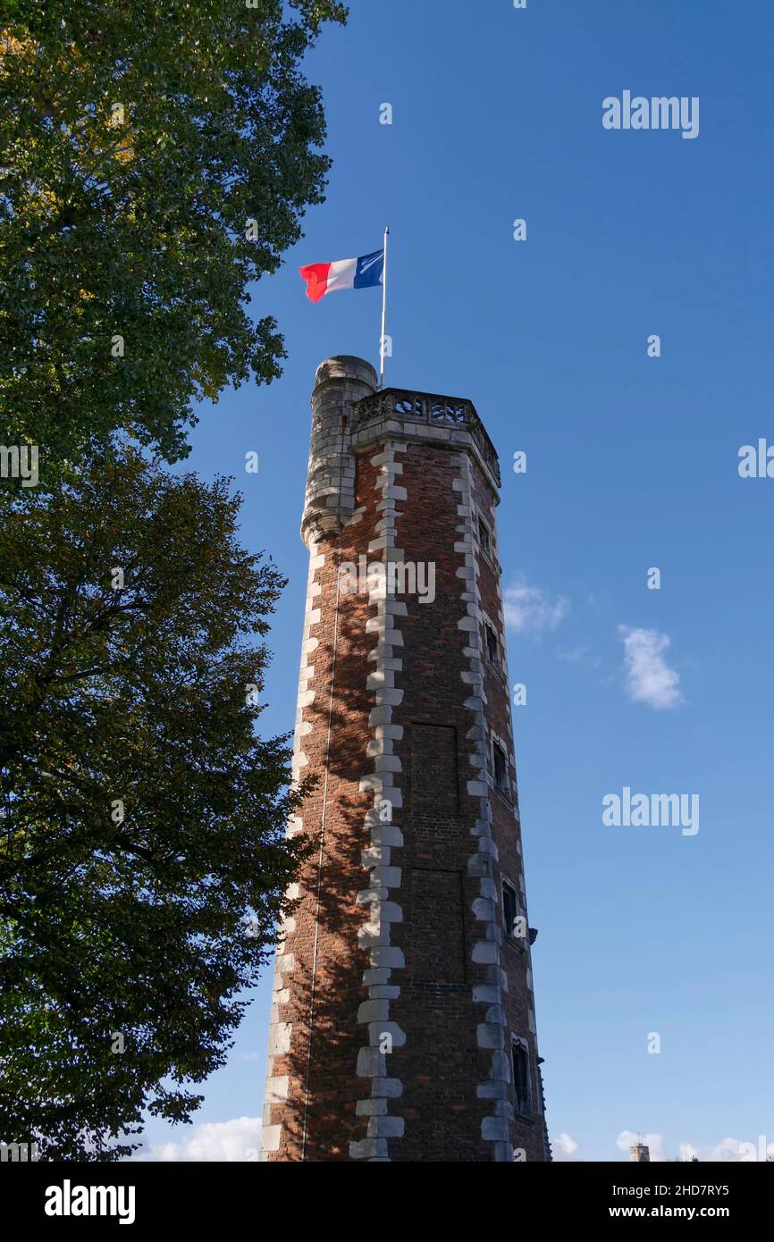Doyenne Tower (Tour du Doyenné), Chalon-sur-Saône, Saône-et-Loire,  Bourgogne-Franche-Comté,France Stock Photo