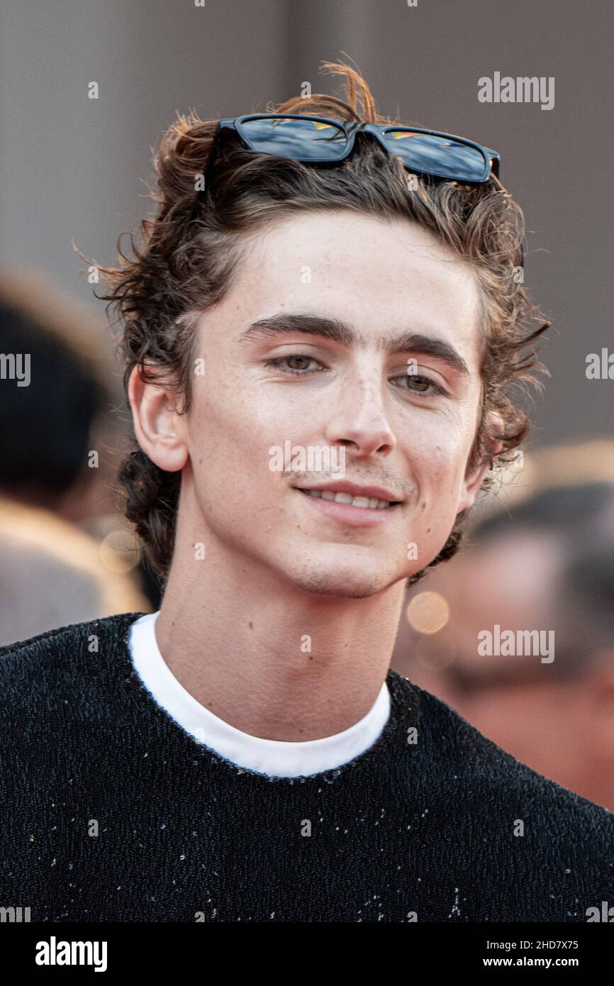 Lido di Venezia, Italy, September 3, 2021 - Timothée Chalamet attends ...