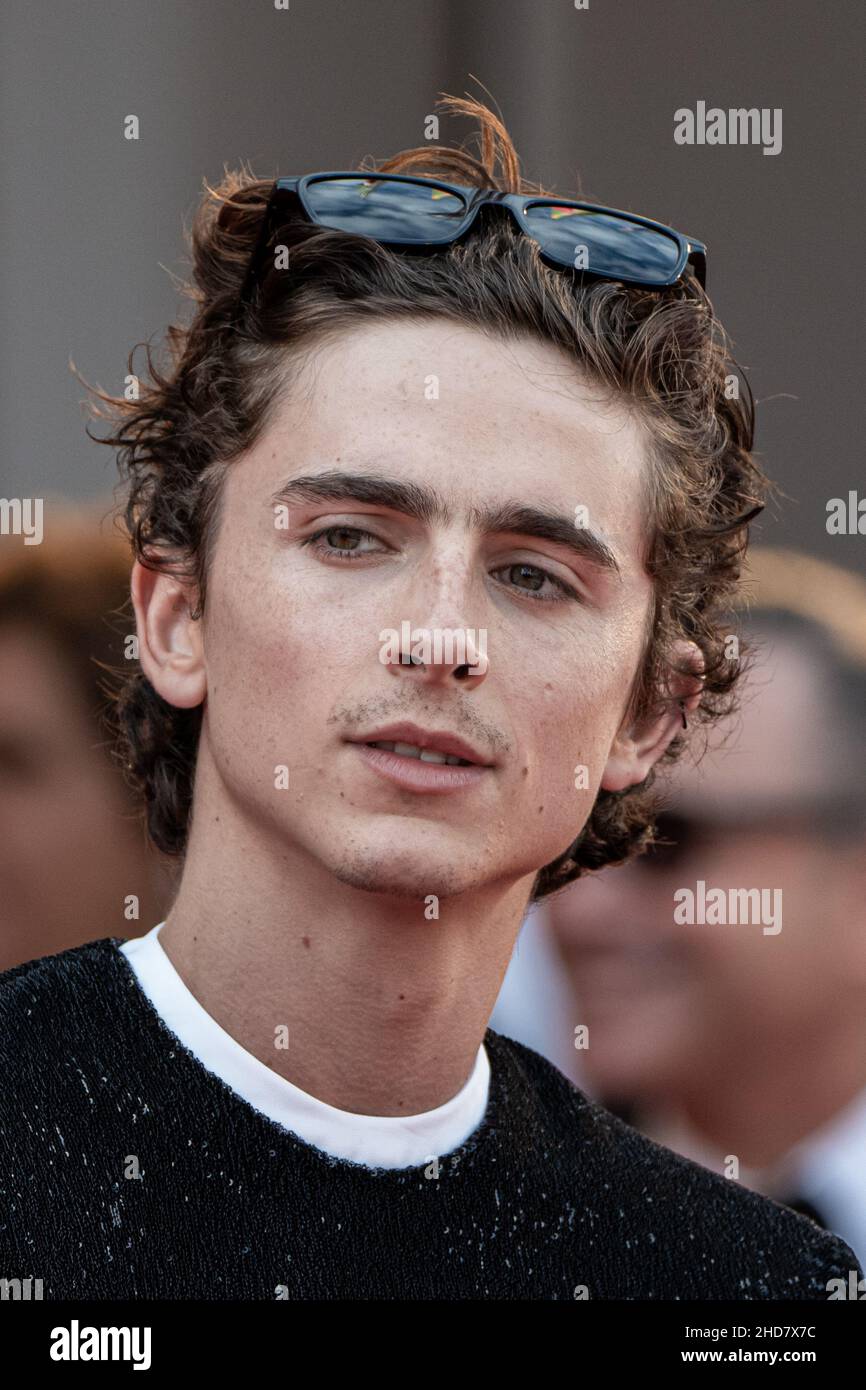 Lido di Venezia, Italy, September 3, 2021 - Timothée Chalamet attends ...