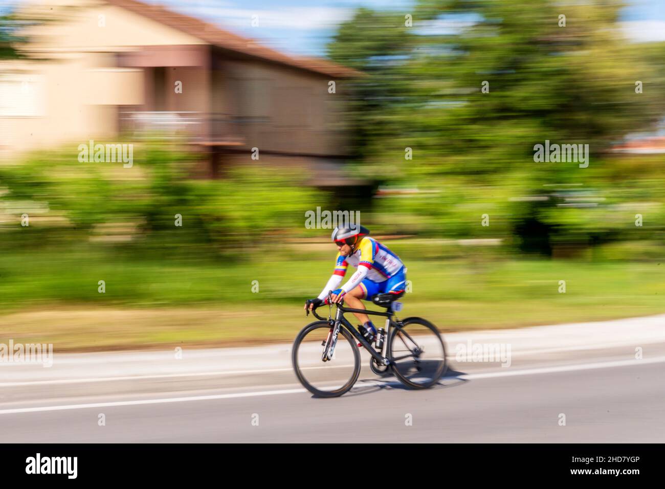 Para-cycling World Cup, Corridonia, Marche, Italy, Europe Stock Photo