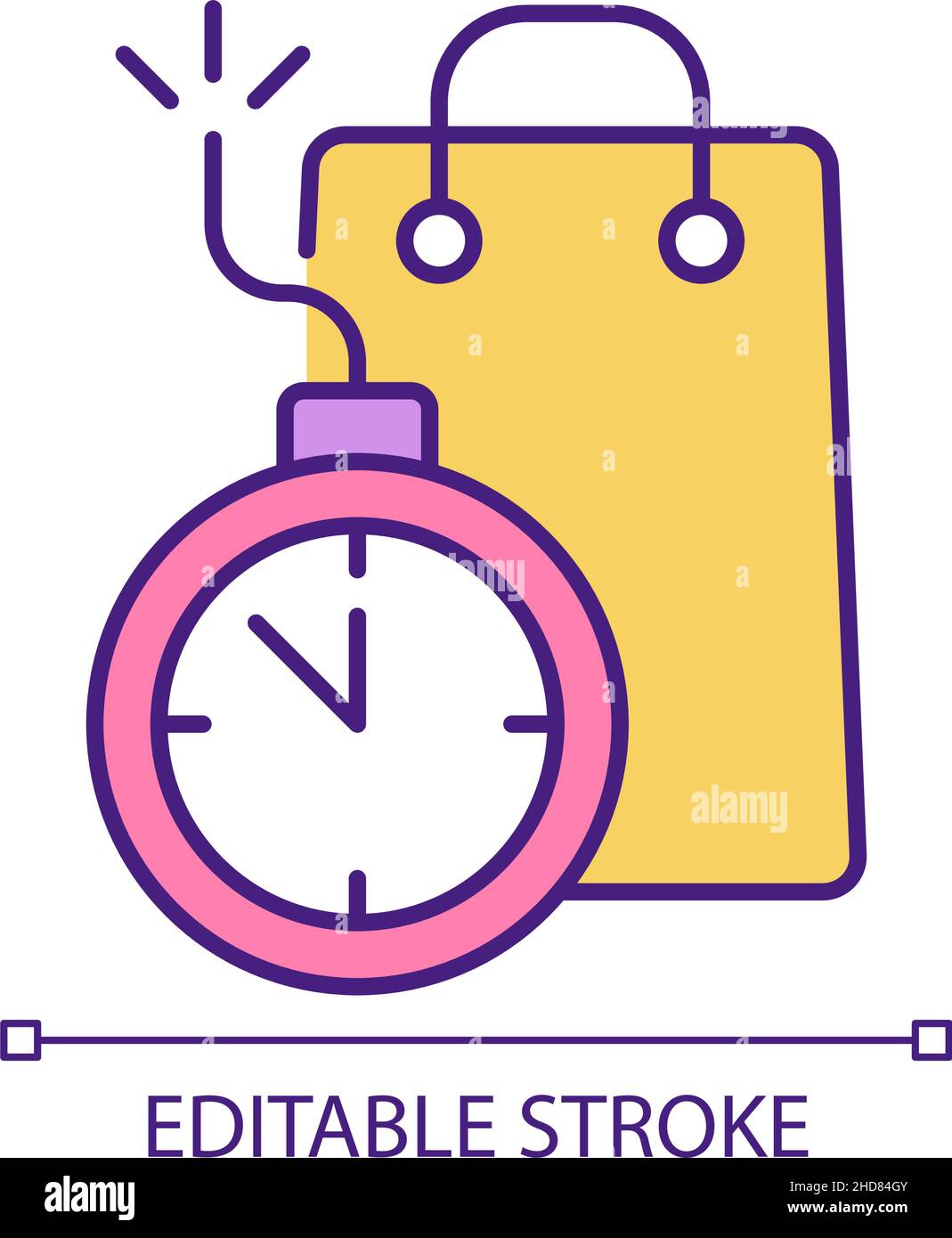 Scarcity and urgency RGB color icon Stock Vector Image & Art - Alamy