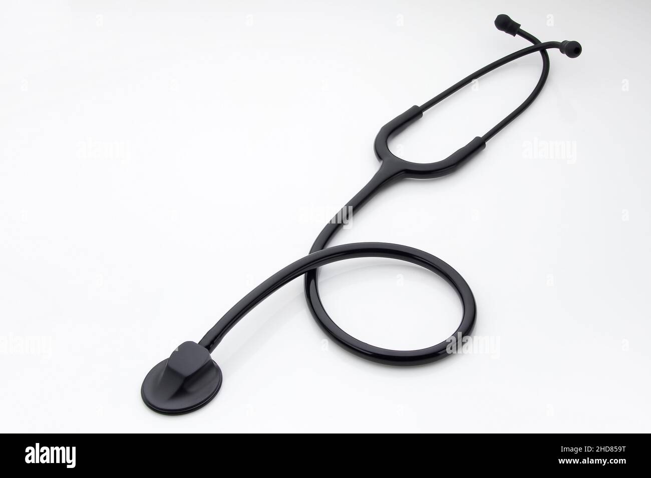 Stethoscope black top view hi-res stock photography and images - Alamy
