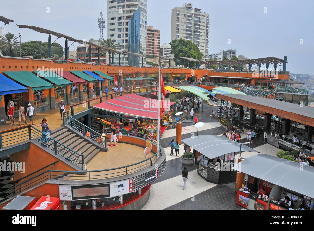 cityscapeLarcomar mall, Miraflores, Lima, Peru Stock Photo