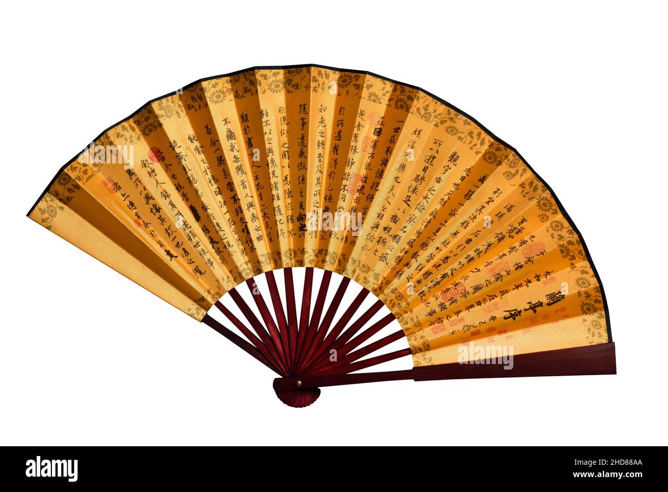 Chinese fans Stock Photo