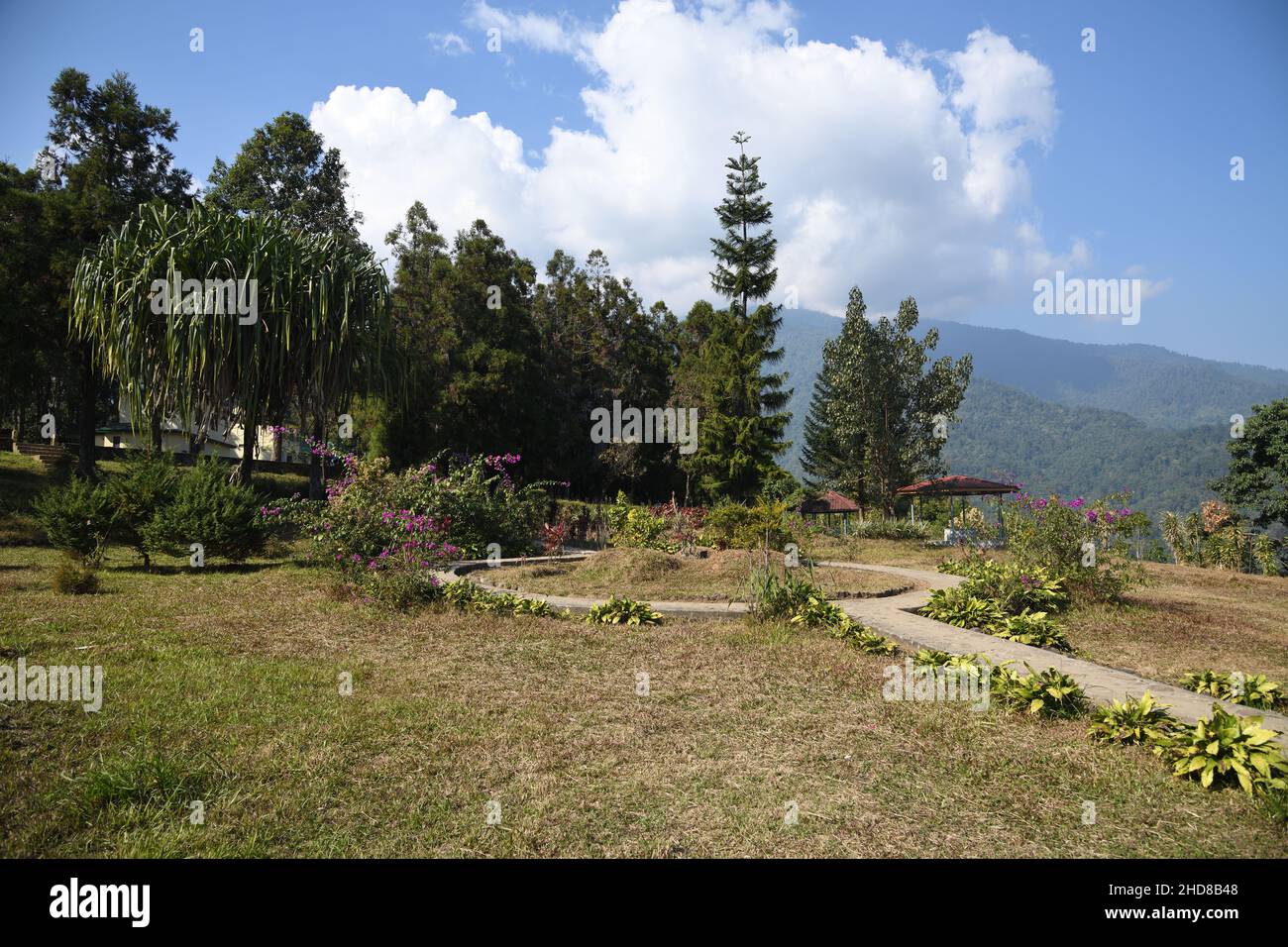Dalgaon view point (altitude 2500 ft). Kalimpong, West Bengal, India. Stock Photo