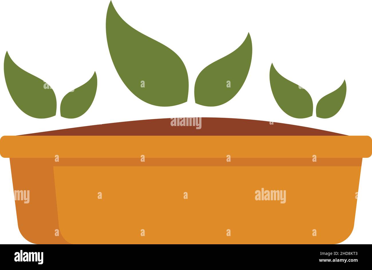 Agronomist ground box icon. Flat illustration of Agronomist ground box ...