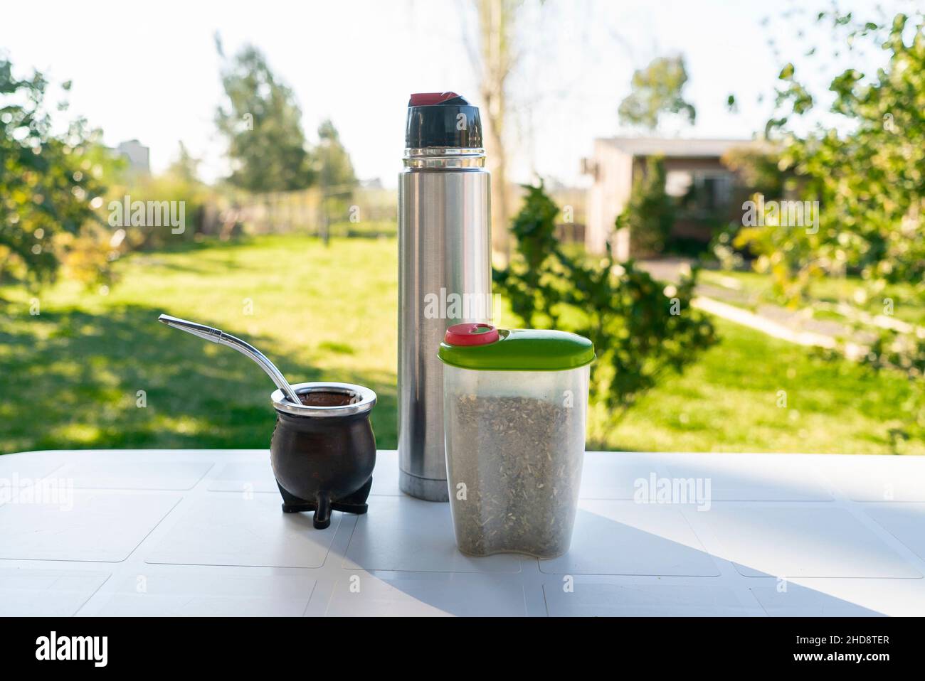 Mate, typical drink from Argentina, Paraguay and Uruguay Stock Photo Alamy