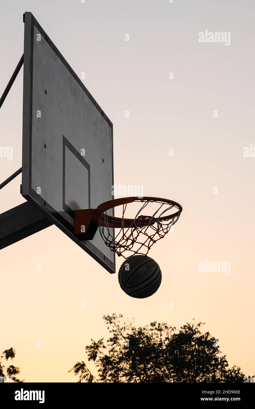 Basketball Playground Stock Photo
