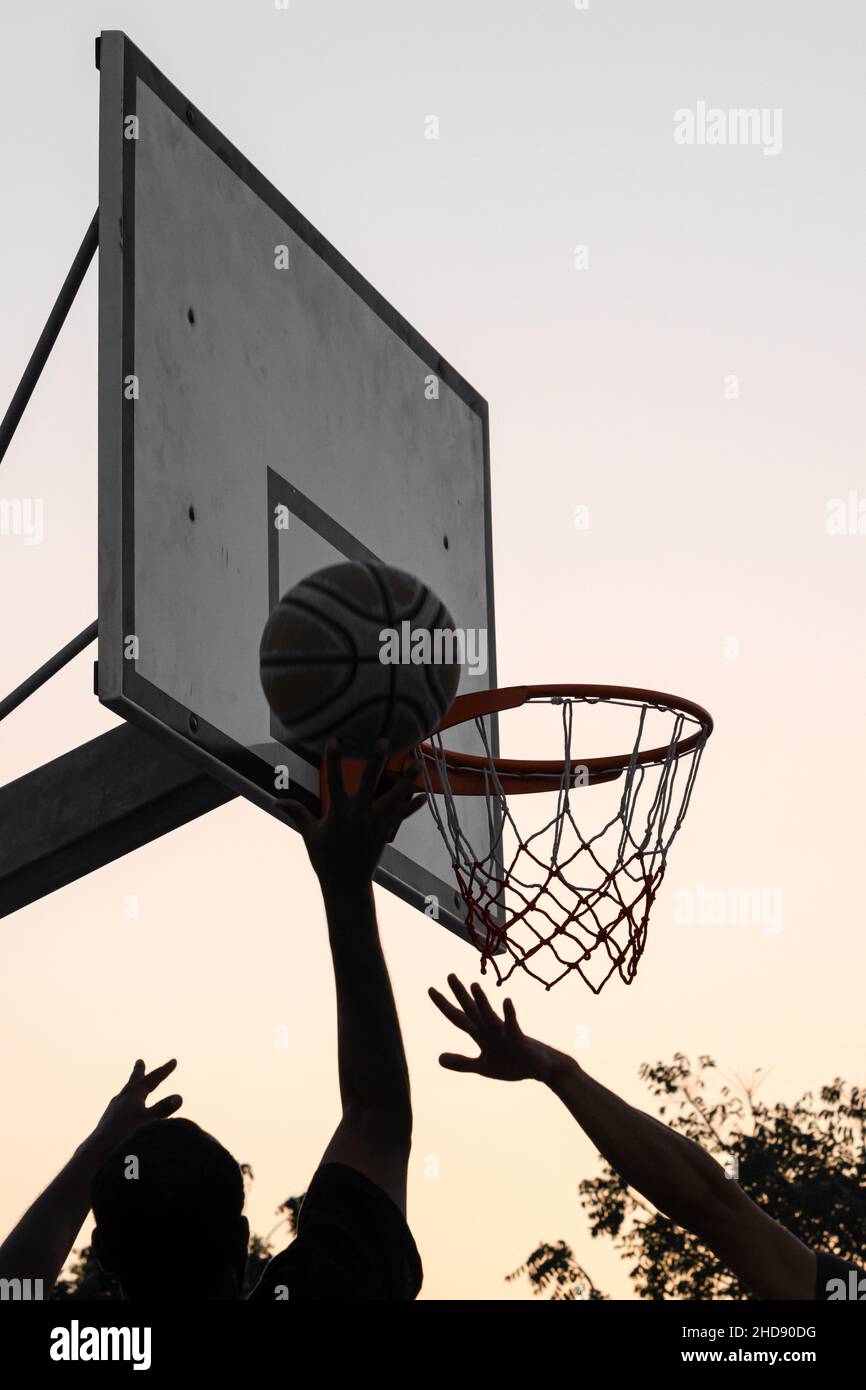 Basketball Playground Stock Photo