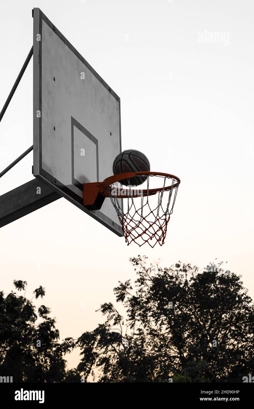 Basketball Playground Stock Photo Alamy