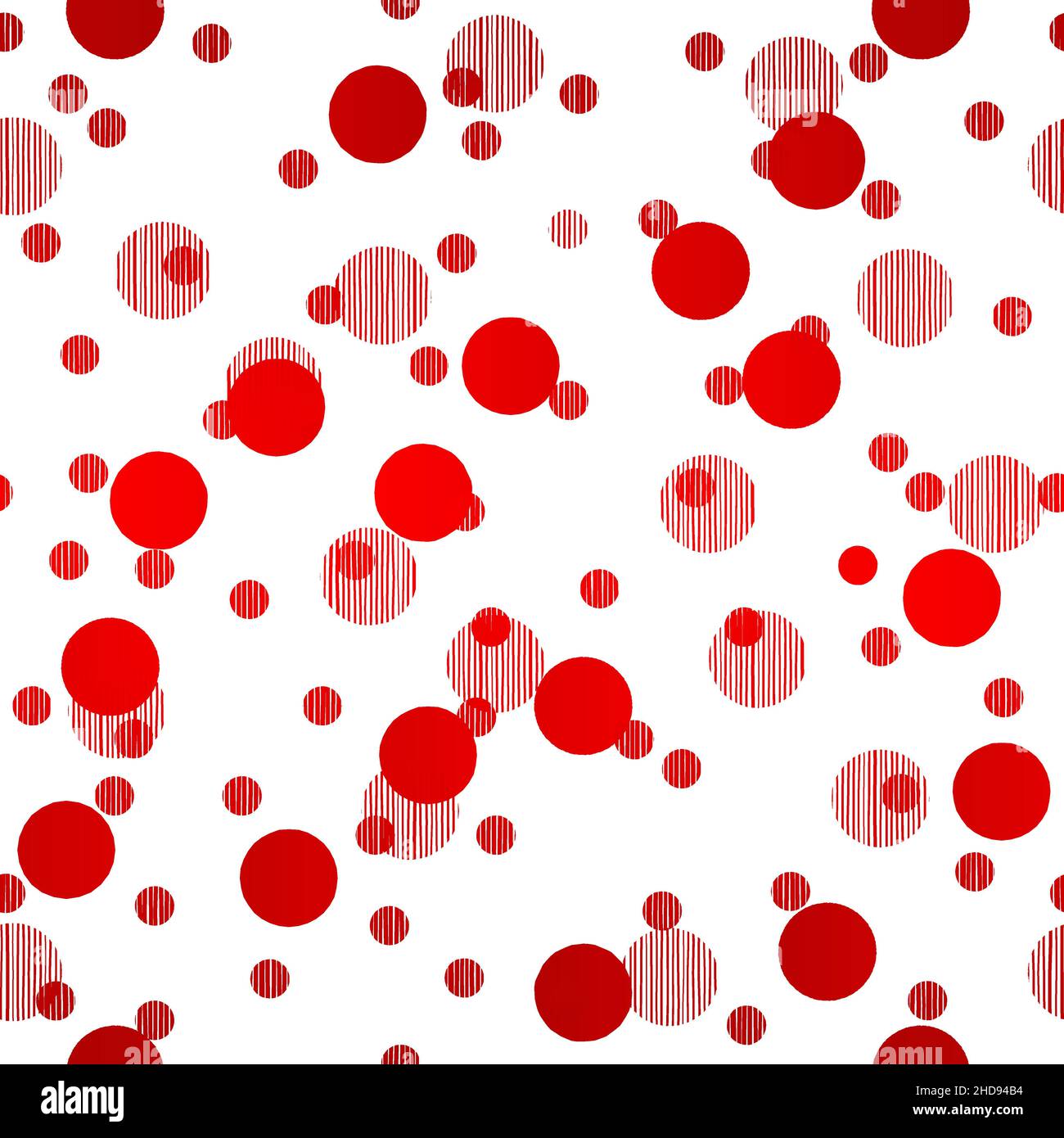 Red Luxury Pattern Design with Circle Texture Background Stock Vector
