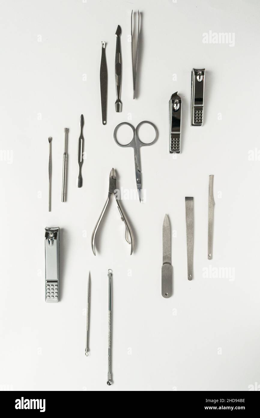 Finger and nails care tools Stock Photo