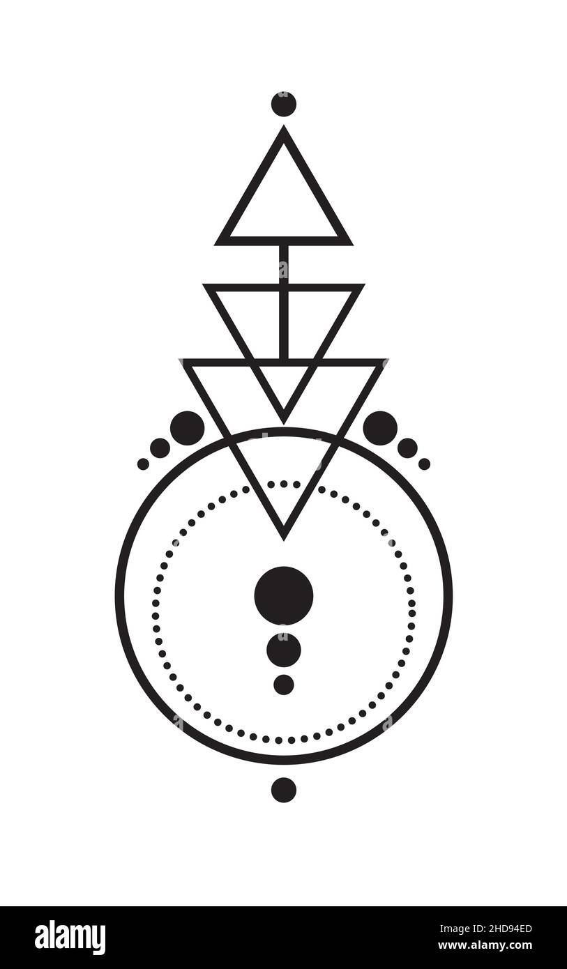 abstract Geometric Tattoo, magic logo design, astrology, alchemy, boho style. Black mystic sign with geometric shapes. Vector illustration isolated Stock Vector Image & Art - Alamy abstract Geometric Tattoo, magic logo design, astrology, alchemy, boho style. Black mystic sign with geometric shapes. Vector illustration isolated Stock Vector Image & Art - Alamy