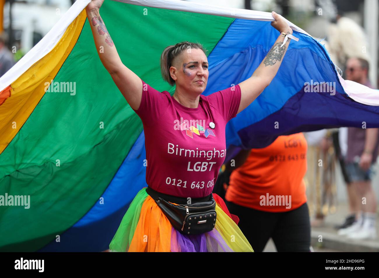Birmingham Pride 2021 Stock Photo