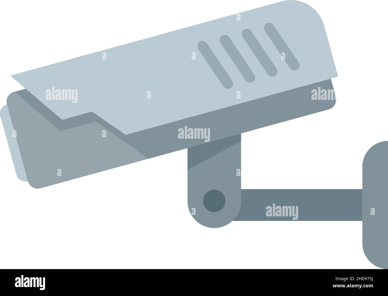 Security camera icon. Flat illustration of security camera vector icon ...
