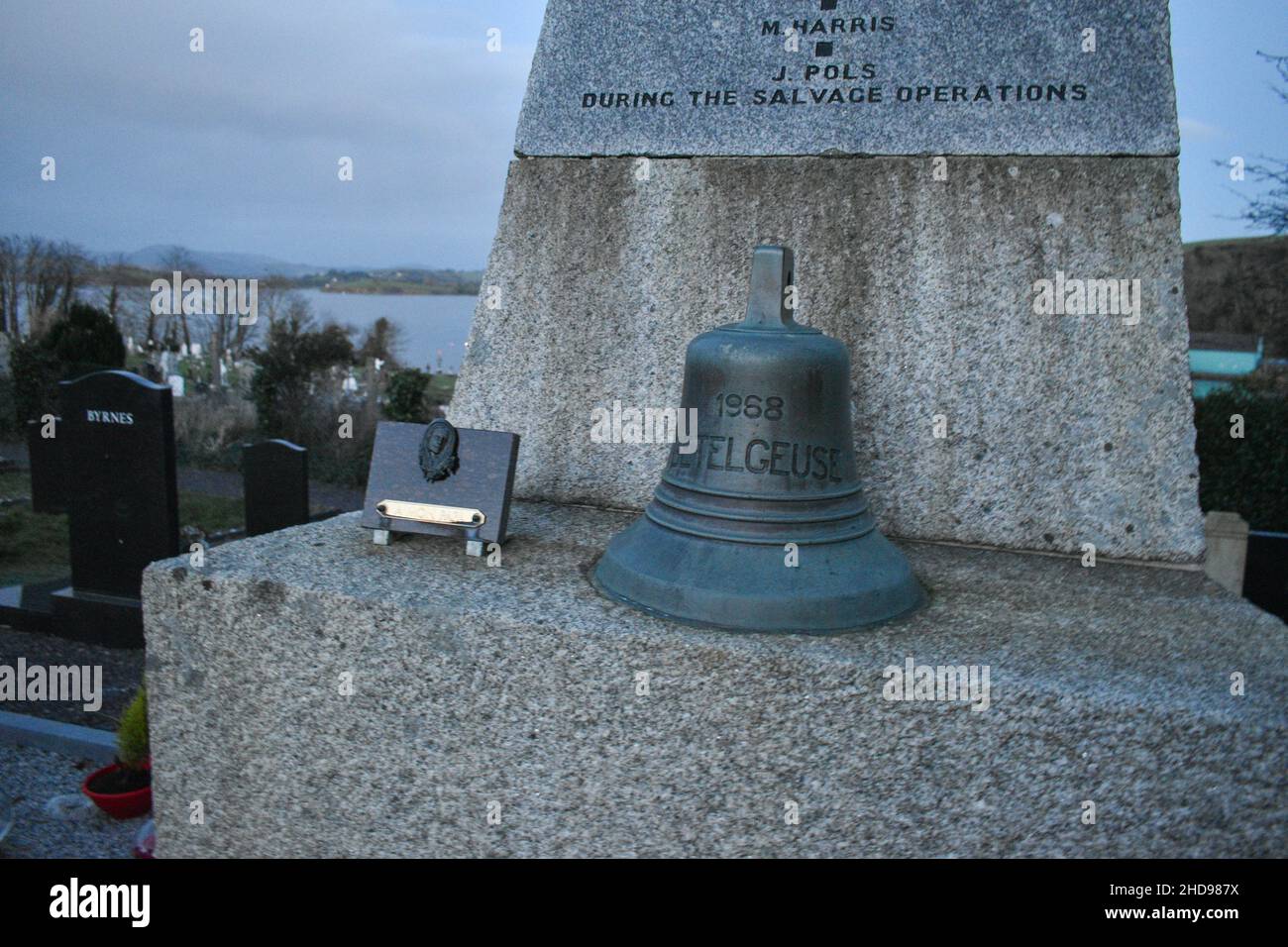 Bantry, West Cork, Ireland. 4th Jan, 2022. The 43rd anniversary of the Whiddy Island disaster, in which 51 people died at the sea of Bantry Bay, will be commemorated on January 8, 2022. Cedit: Karlis Dzjamko/Alamy Live News. Stock Photo