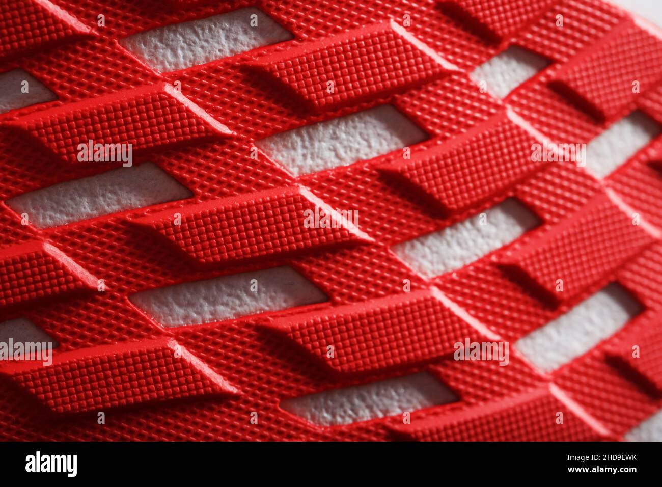 Running Shoe Rods Close-up of the sole of a sport running shoe for running in red Sports ...