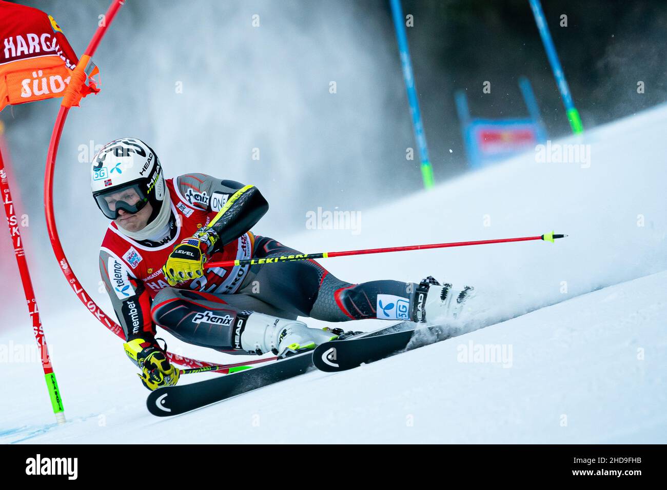 Alta Badia, Italy. 19 December 2021. McGRATH Atle Lie (NOR) Competing ...