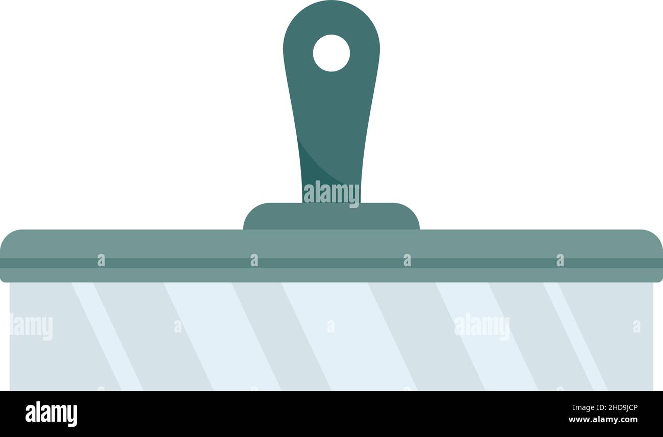 Putty knife spackle icon. Flat illustration of putty knife spackle ...