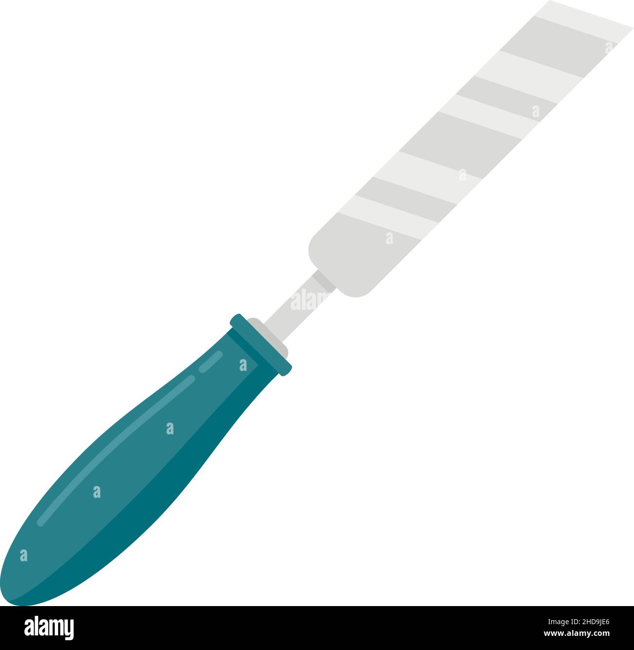 Chisel carpentry icon. Flat illustration of chisel carpentry vector ...