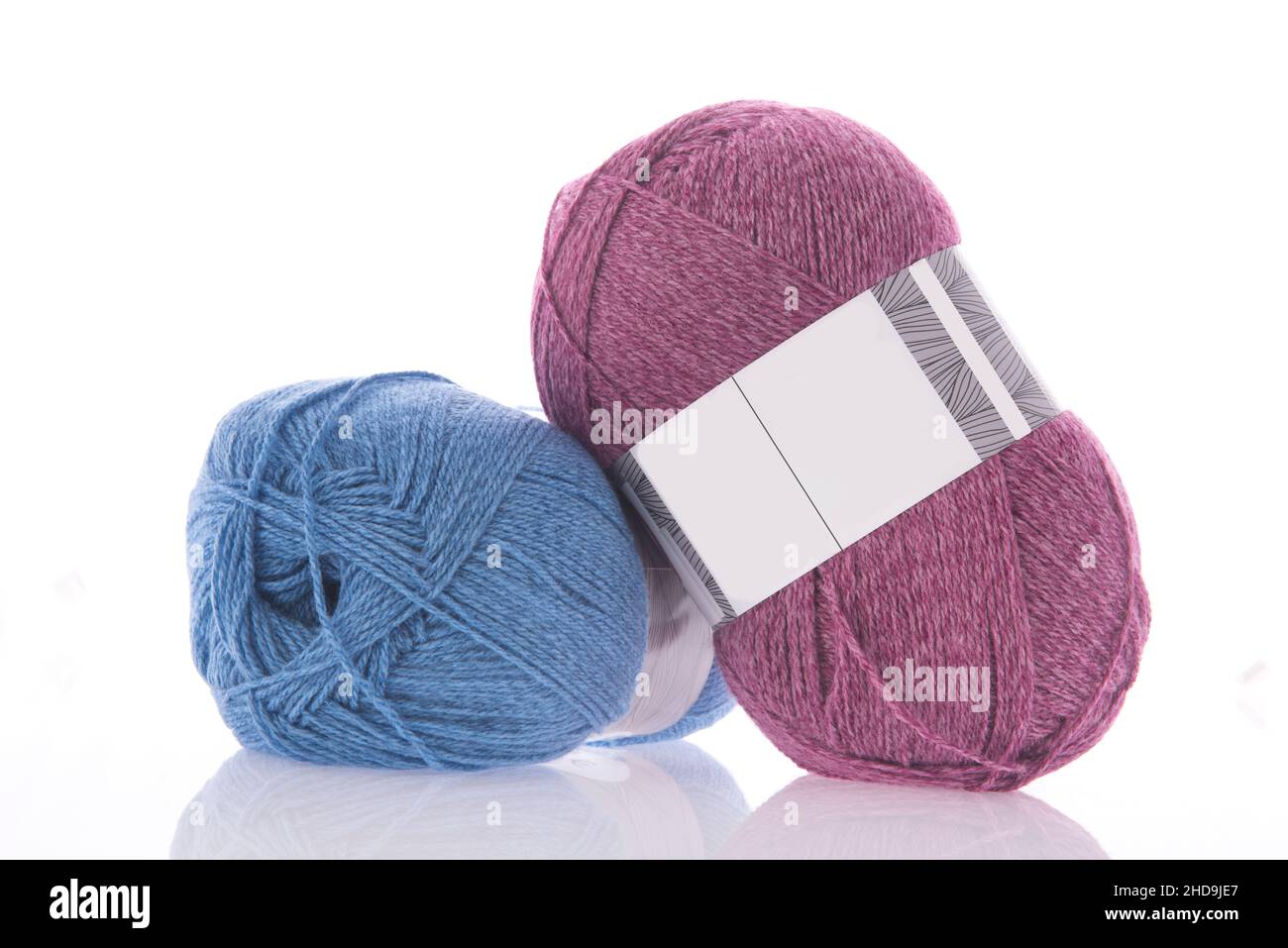 Flower Power Knit in Pink with Blue Flower Wool Blend