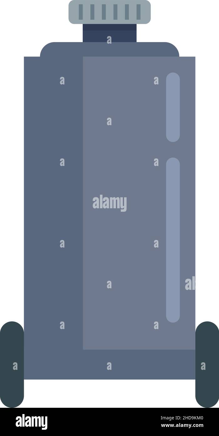 Unit air compressor icon. Flat illustration of unit air compressor ...