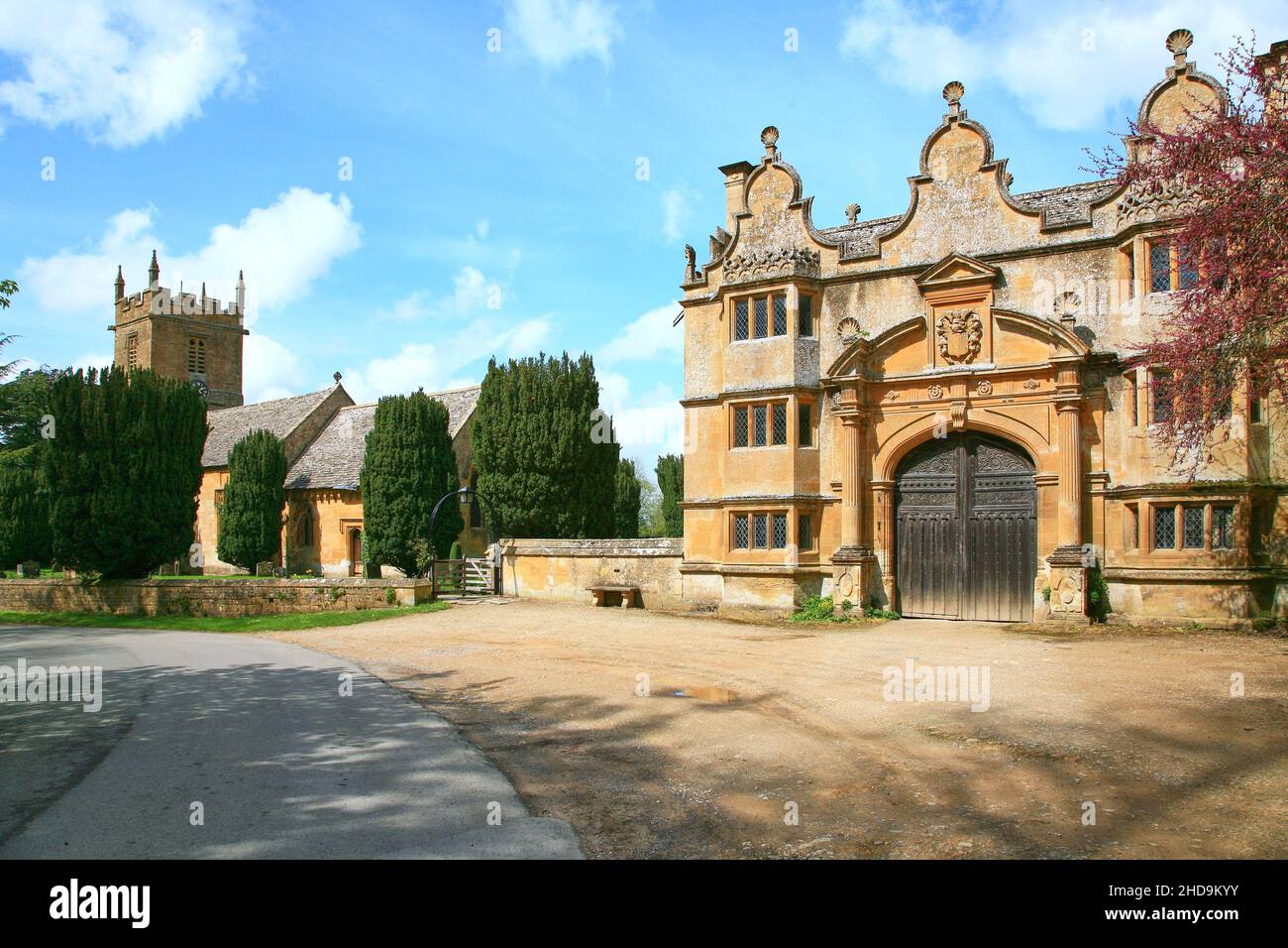 Stanway House Jacobean Manor House Stock Photo