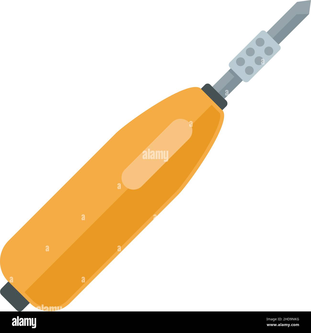 Soldering instrument icon. Flat illustration of soldering instrument ...