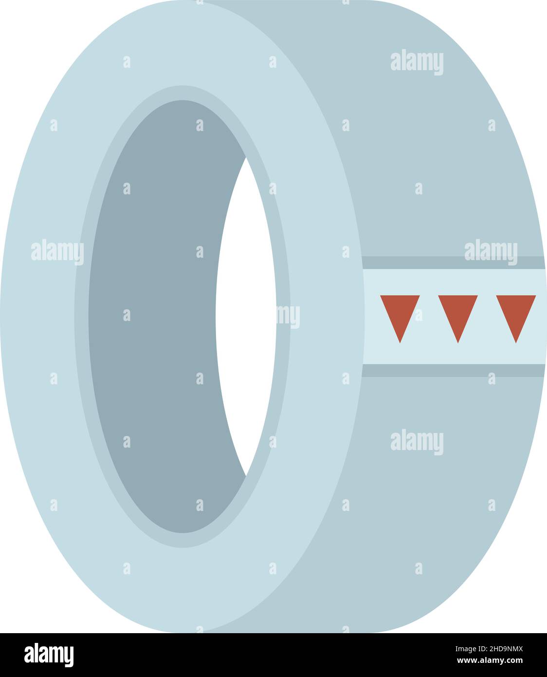 Masking tape icon. Flat illustration of masking tape vector icon ...