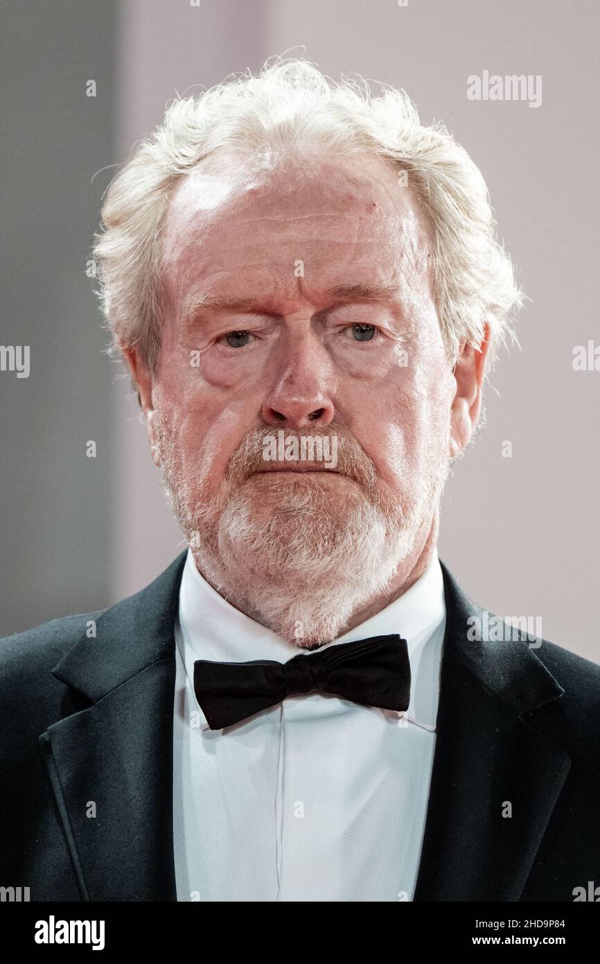 Lido di Venezia, Italy, September 10, 2021 - Ridley Scott attends the ...