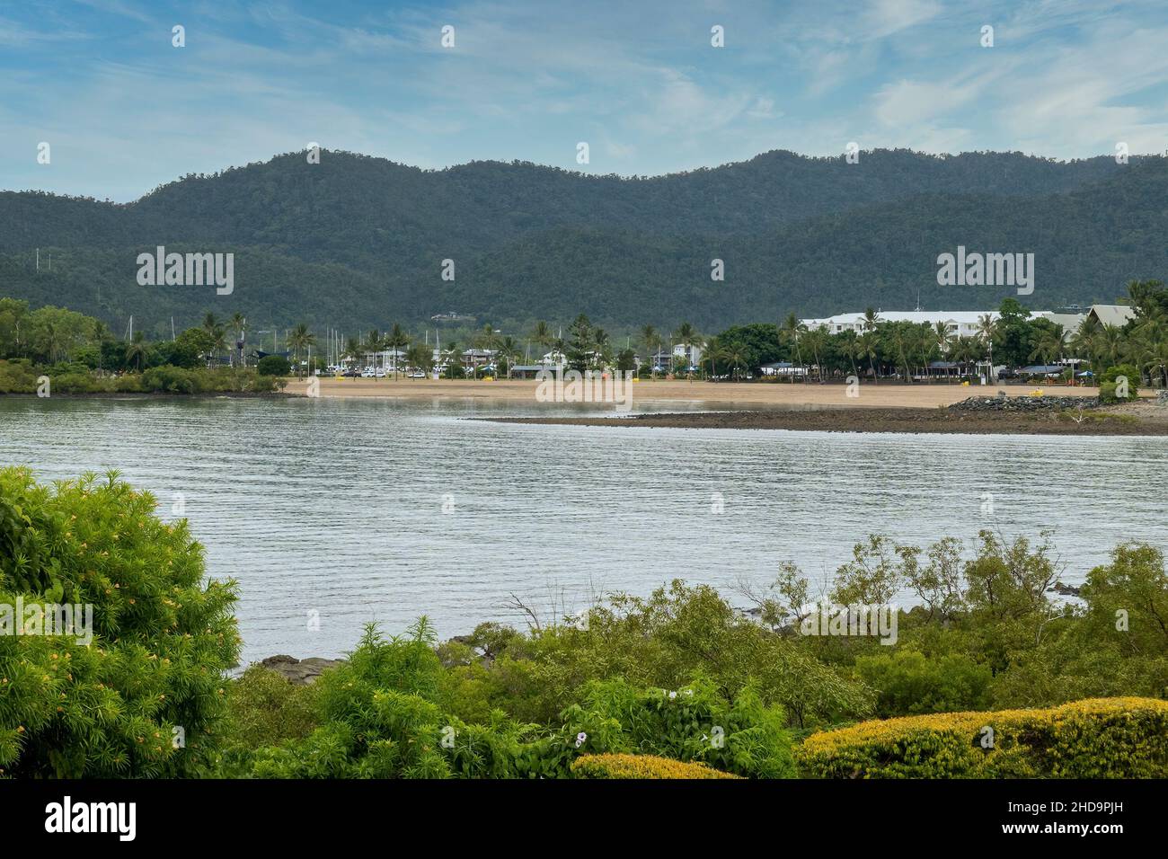Airlie Beach, Queensland, Australia January 2022 Across the water to