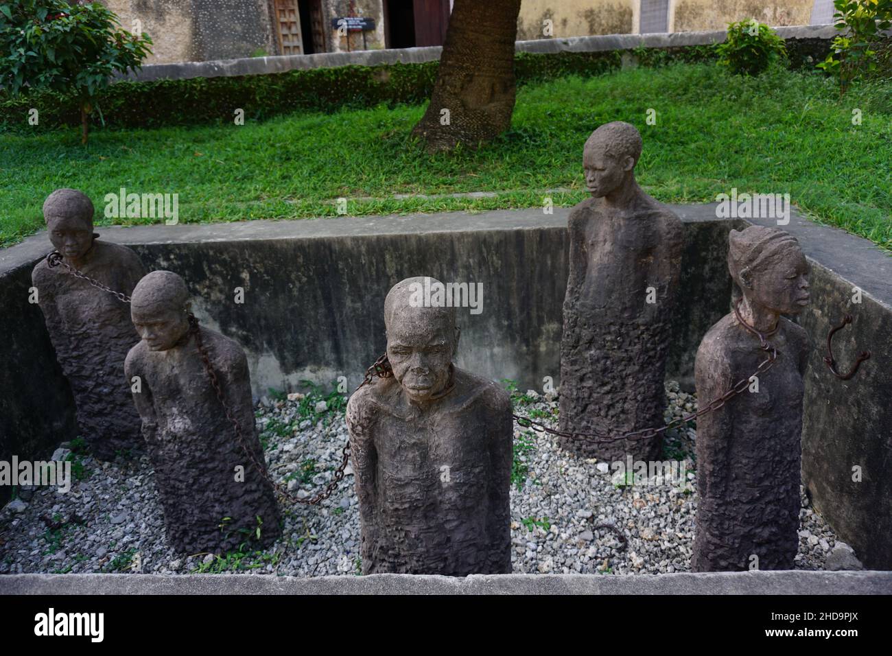 The Slave Market Memorial in Stone Town, Zanzibar, Tanzania 2021