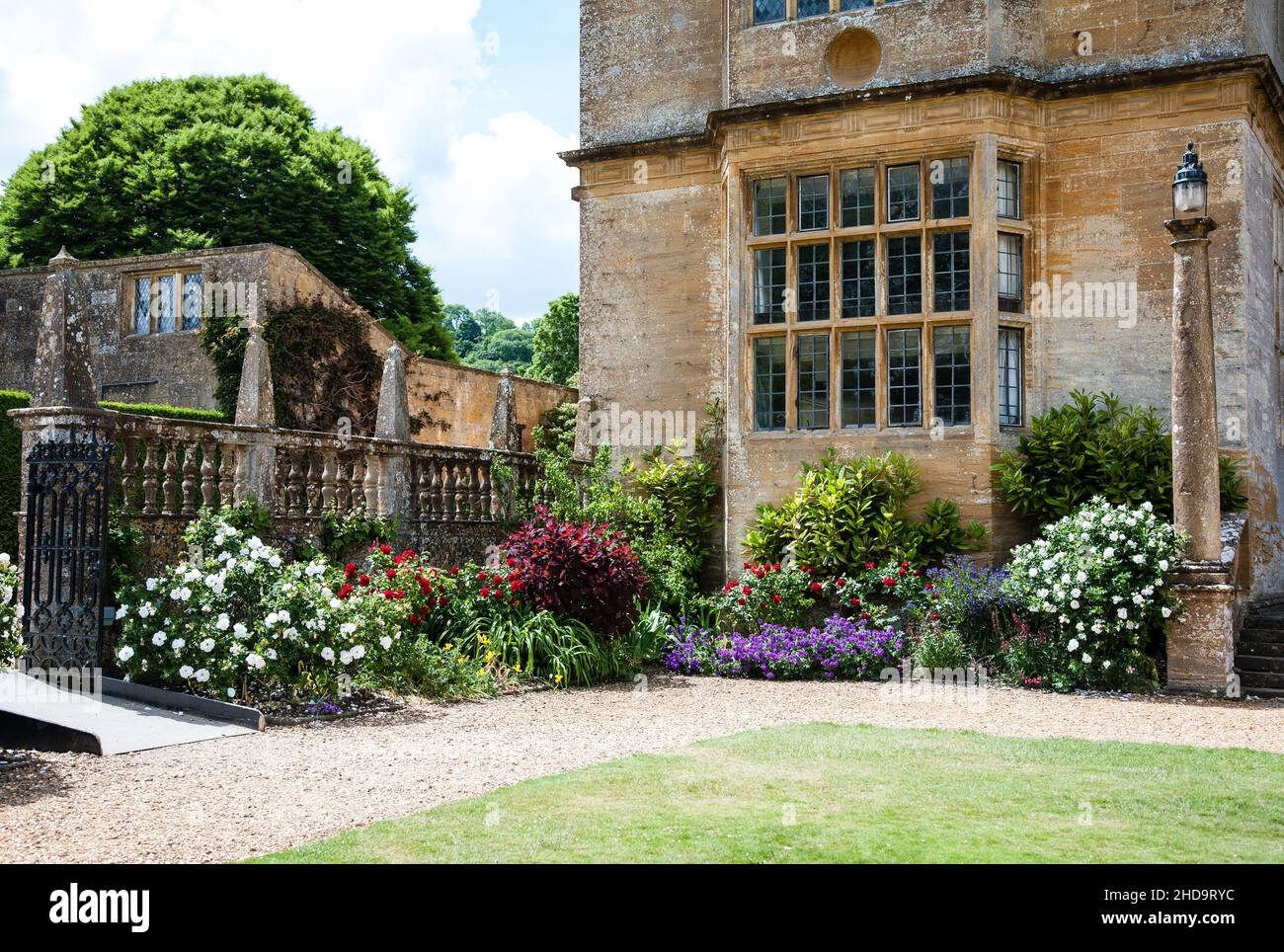 Montacute House and Gardens Stock Photo