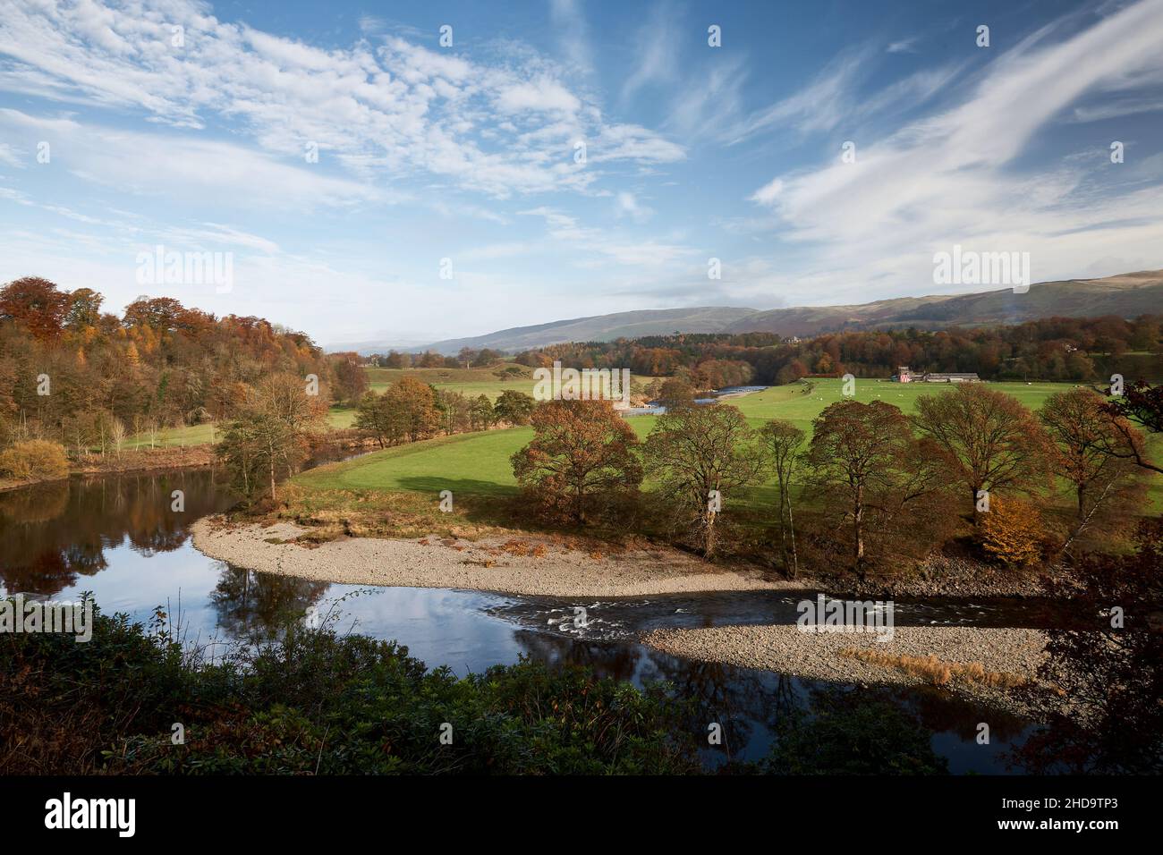 Ruskin's View Kirkby Lonsdale Cumbria Stock Photo Alamy