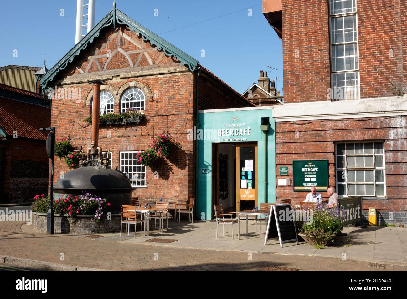 Greene King Beer Cafe Bury St Edmunds Stock Photo