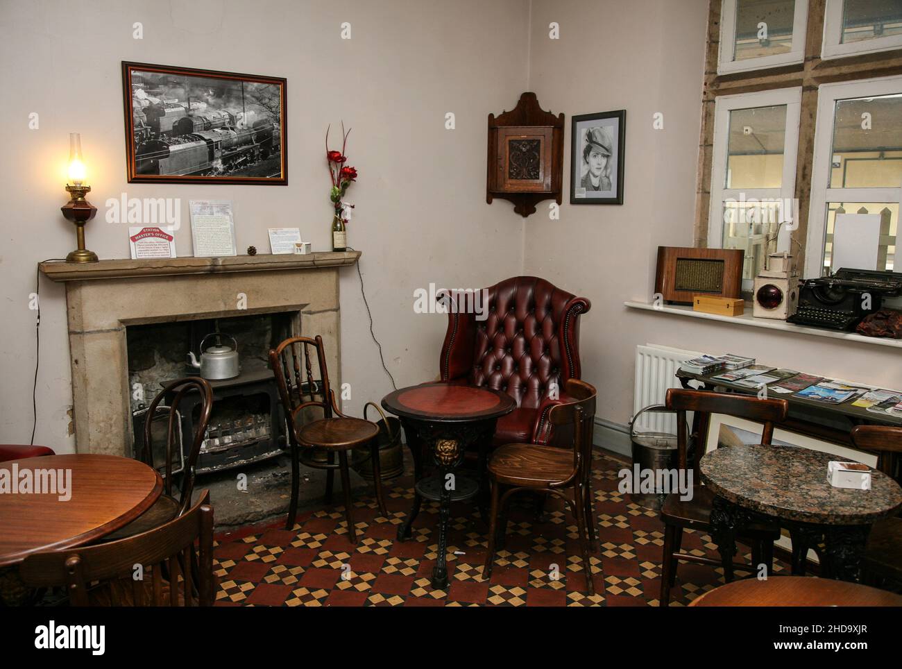 Stationmasters Parlor in Carnforth station  for Celia Johnson when filming brief encounter Stock Photo