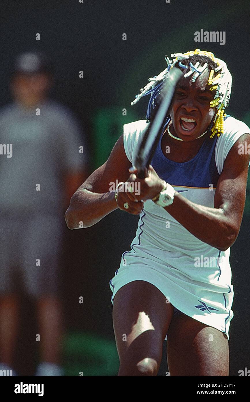 Venue Williams at the 1998 Lipton Tennis Championship. Stock Photo