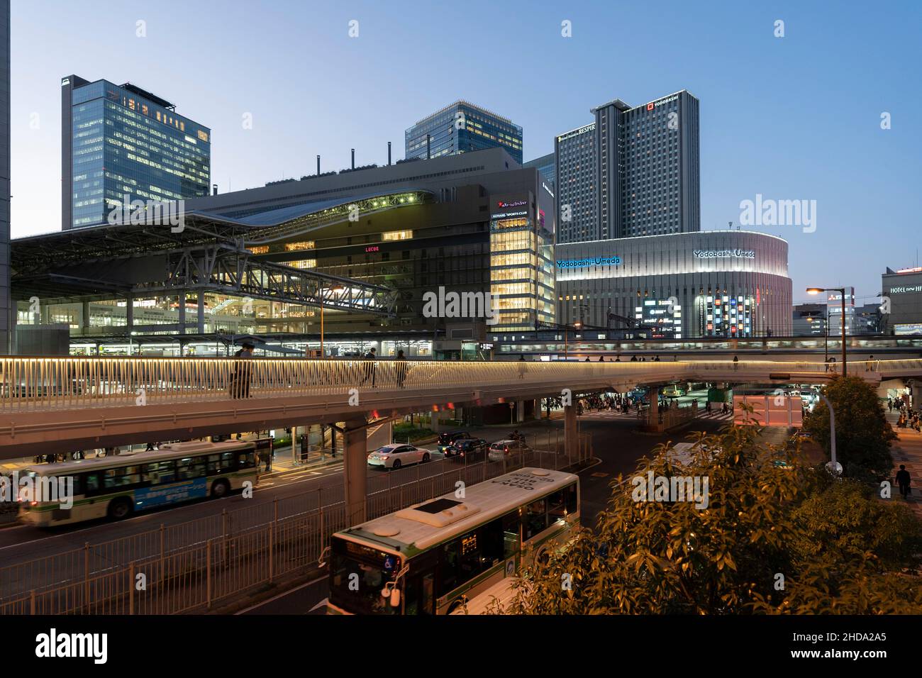 JR Osaka Station, Kita-Ku, Osaka City, Osaka Prefecture, Japan Stock Photo