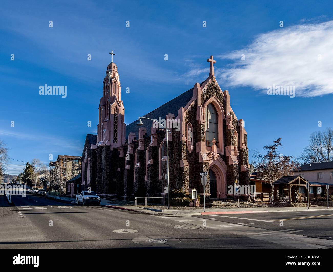 Church of the Nativity 1881930, Flagstaff, Arizona, USA Stock Photo