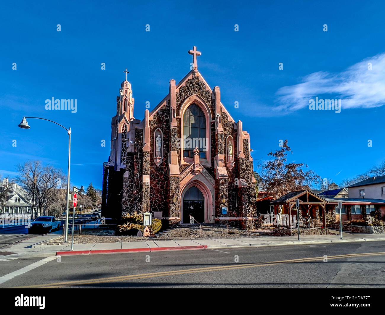 Church of the Nativity 1881930, Flagstaff, Arizona, USA Stock Photo